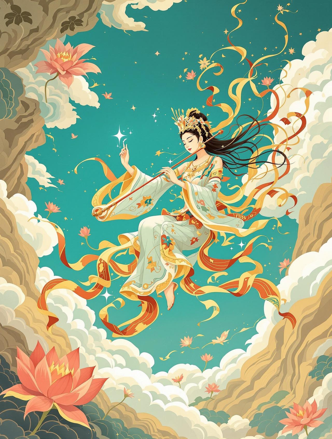 敦煌·飞天壁画 - 日漫大全推荐古风国漫